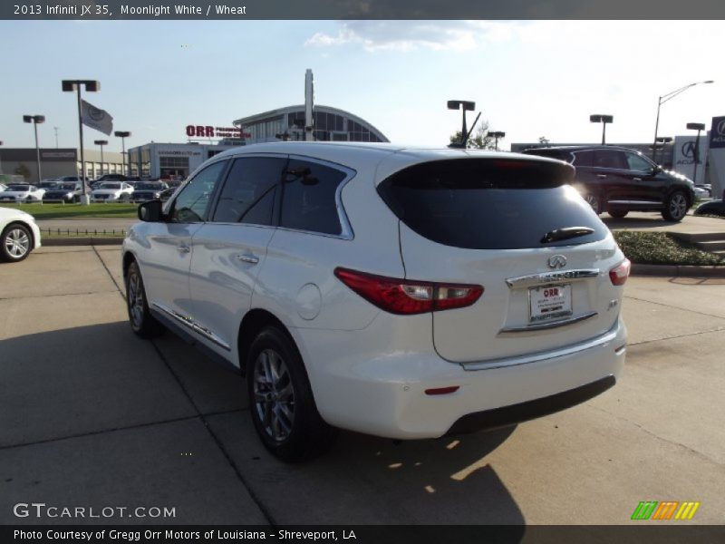 Moonlight White / Wheat 2013 Infiniti JX 35