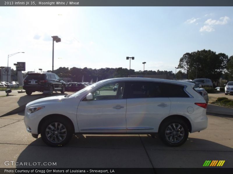 Moonlight White / Wheat 2013 Infiniti JX 35