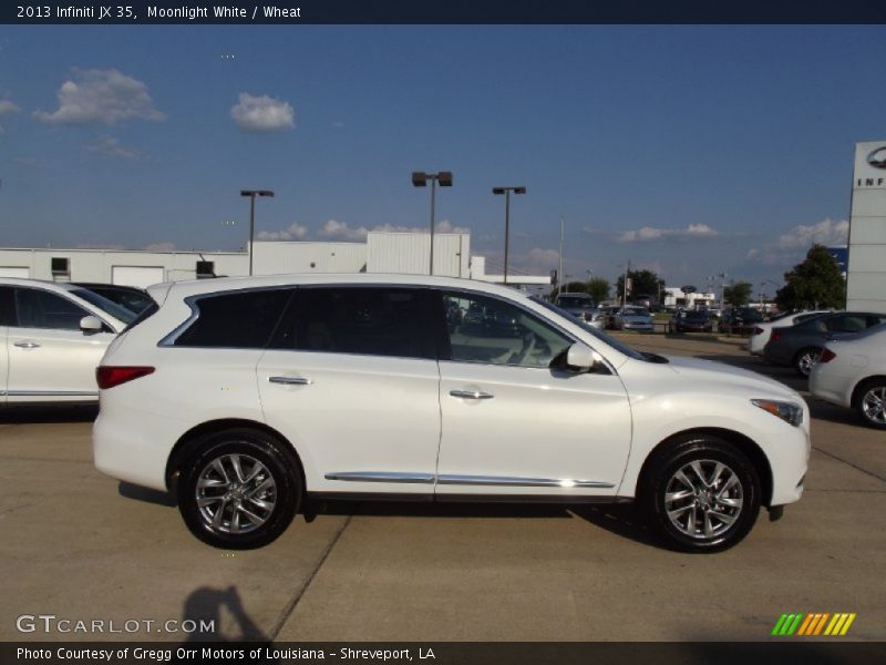 Moonlight White / Wheat 2013 Infiniti JX 35