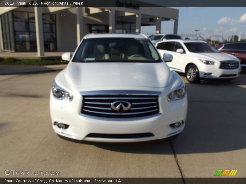 Moonlight White / Wheat 2013 Infiniti JX 35