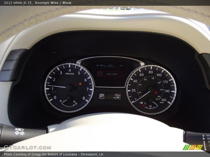 Moonlight White / Wheat 2013 Infiniti JX 35