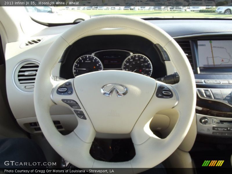 Moonlight White / Wheat 2013 Infiniti JX 35