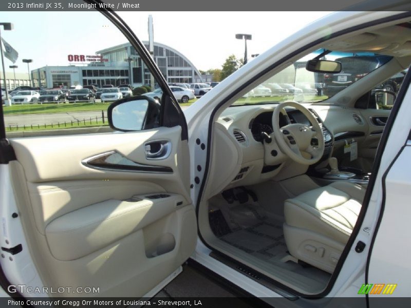 Moonlight White / Wheat 2013 Infiniti JX 35