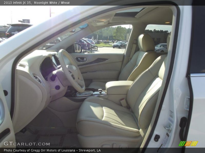 Moonlight White / Wheat 2013 Infiniti JX 35