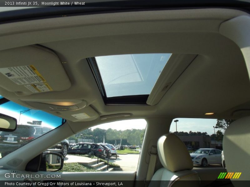 Moonlight White / Wheat 2013 Infiniti JX 35