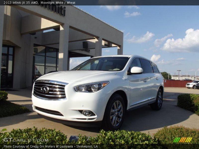 Moonlight White / Wheat 2013 Infiniti JX 35 AWD