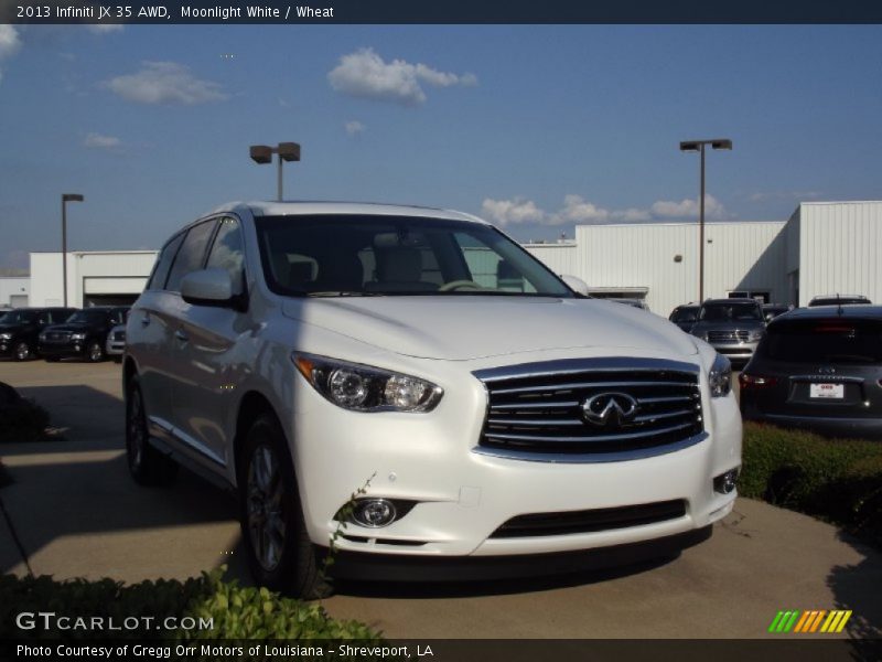 Moonlight White / Wheat 2013 Infiniti JX 35 AWD