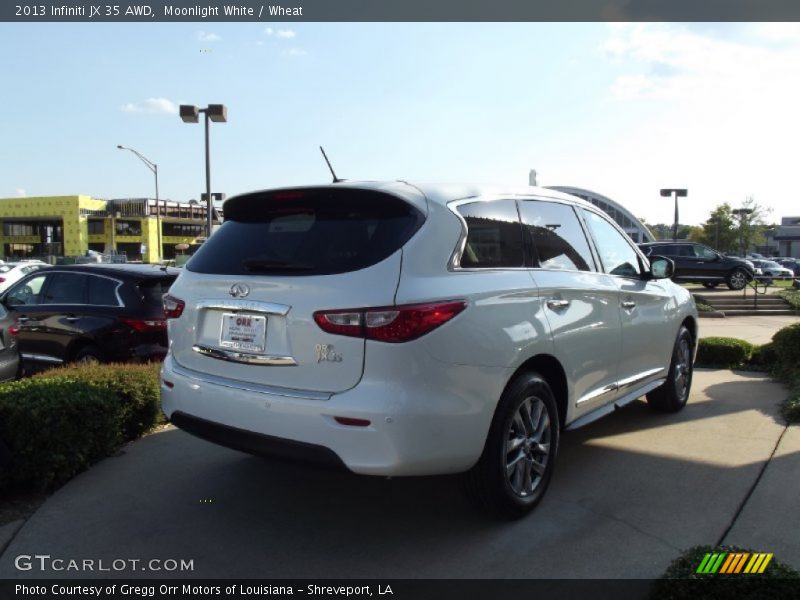Moonlight White / Wheat 2013 Infiniti JX 35 AWD