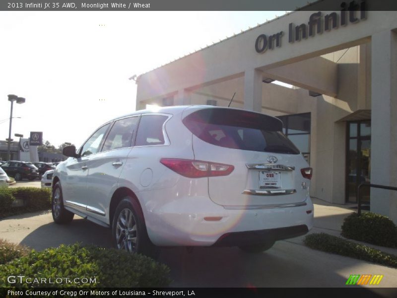Moonlight White / Wheat 2013 Infiniti JX 35 AWD