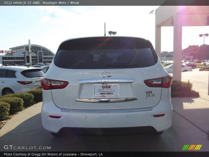 Moonlight White / Wheat 2013 Infiniti JX 35 AWD