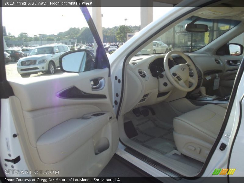 Moonlight White / Wheat 2013 Infiniti JX 35 AWD