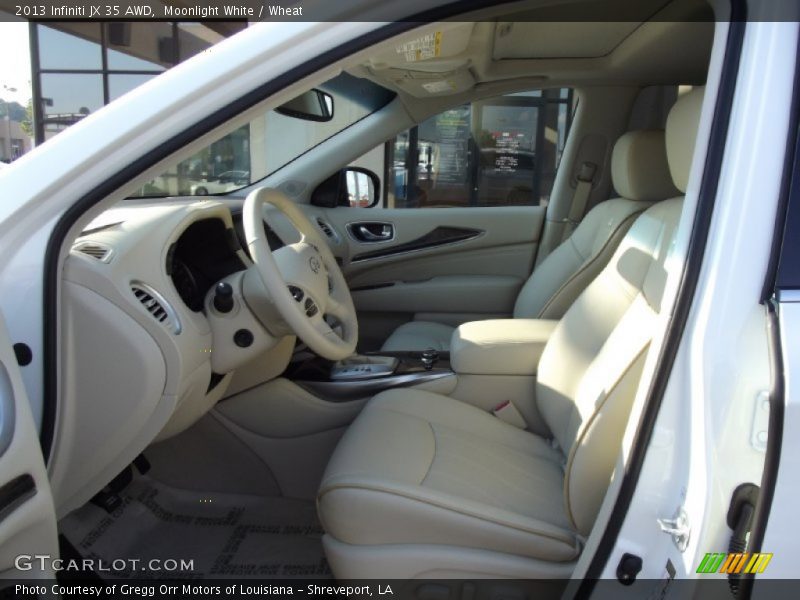 Moonlight White / Wheat 2013 Infiniti JX 35 AWD