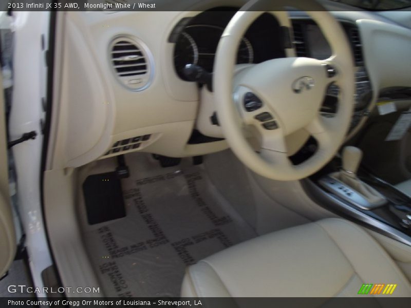 Moonlight White / Wheat 2013 Infiniti JX 35 AWD