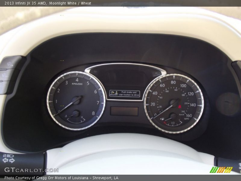 Moonlight White / Wheat 2013 Infiniti JX 35 AWD