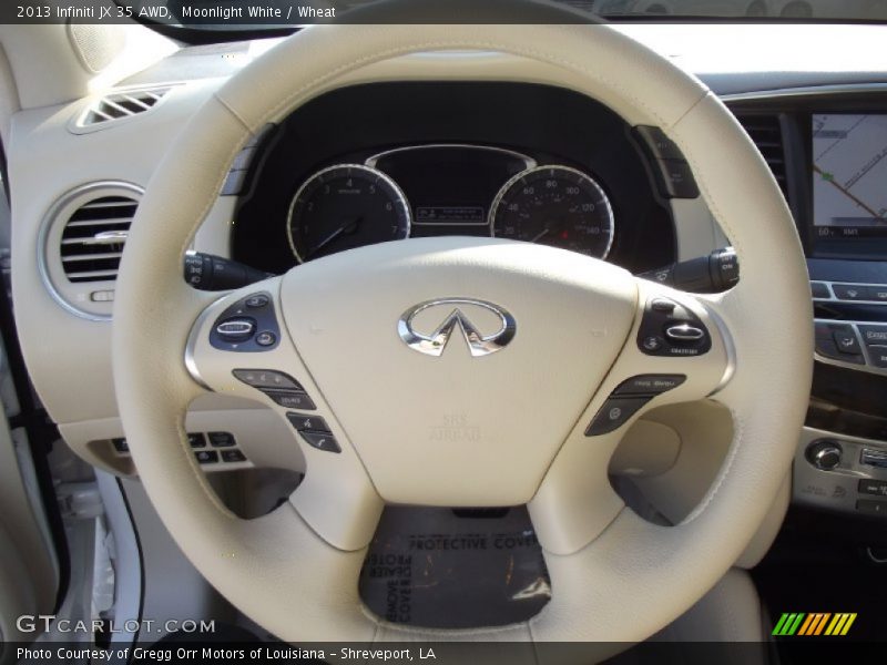 Moonlight White / Wheat 2013 Infiniti JX 35 AWD
