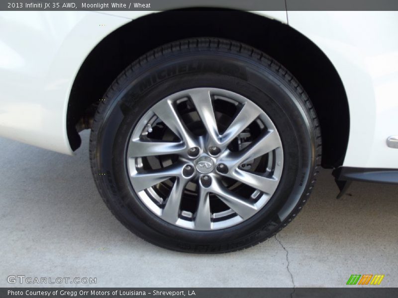 Moonlight White / Wheat 2013 Infiniti JX 35 AWD