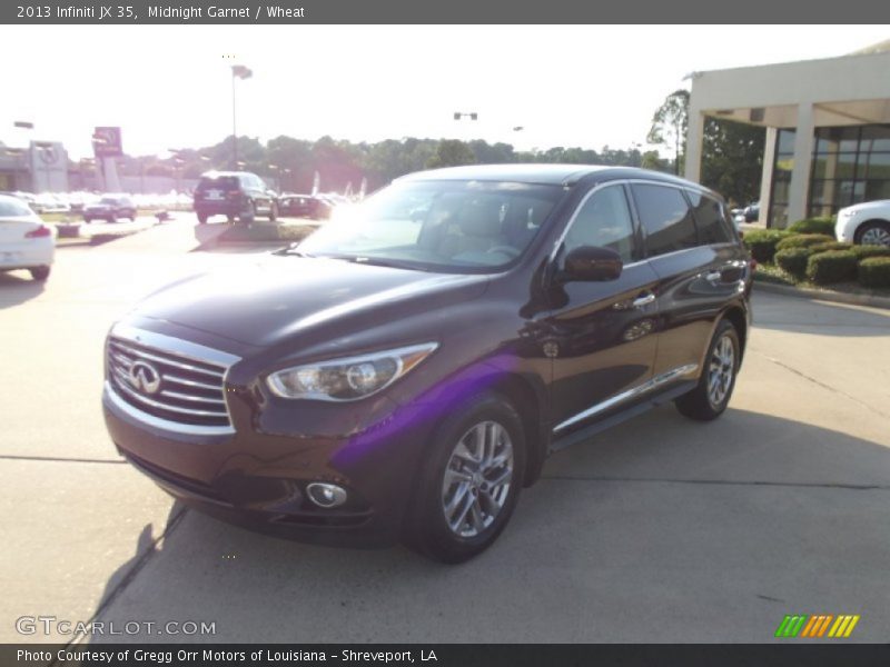Midnight Garnet / Wheat 2013 Infiniti JX 35