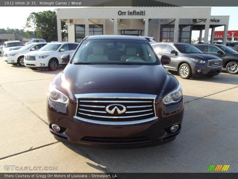 Midnight Garnet / Wheat 2013 Infiniti JX 35