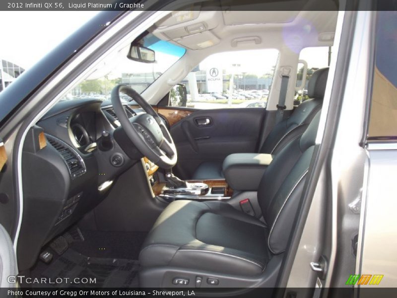 Liquid Platinum / Graphite 2012 Infiniti QX 56