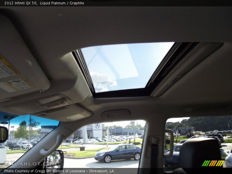 Liquid Platinum / Graphite 2012 Infiniti QX 56