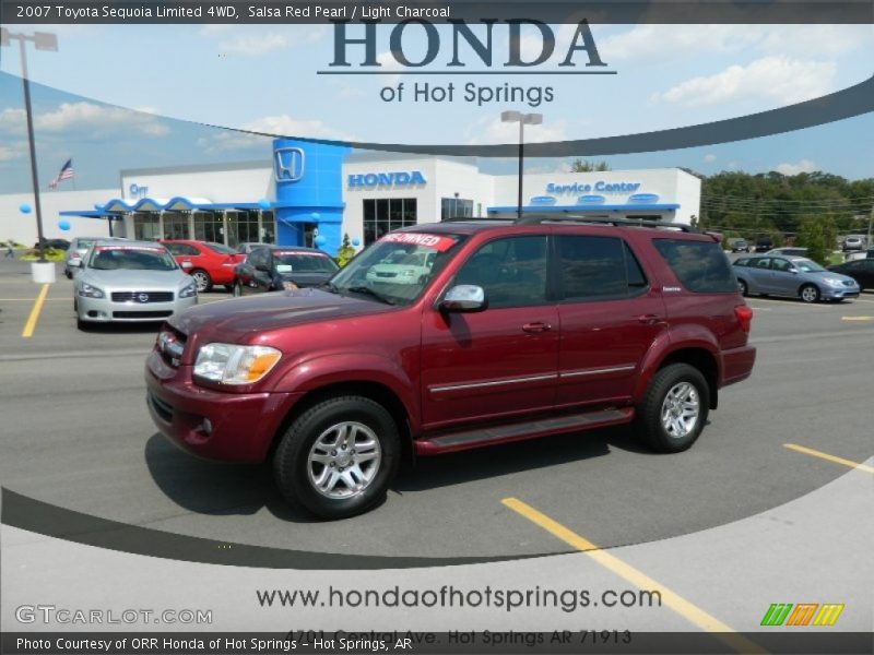 Salsa Red Pearl / Light Charcoal 2007 Toyota Sequoia Limited 4WD