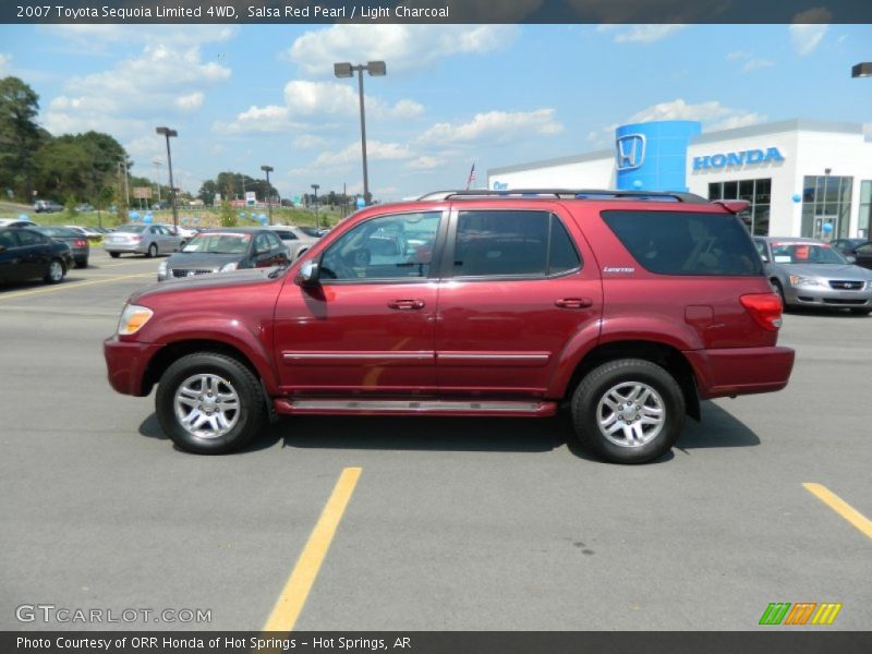 Salsa Red Pearl / Light Charcoal 2007 Toyota Sequoia Limited 4WD