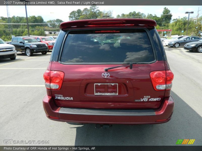 Salsa Red Pearl / Light Charcoal 2007 Toyota Sequoia Limited 4WD