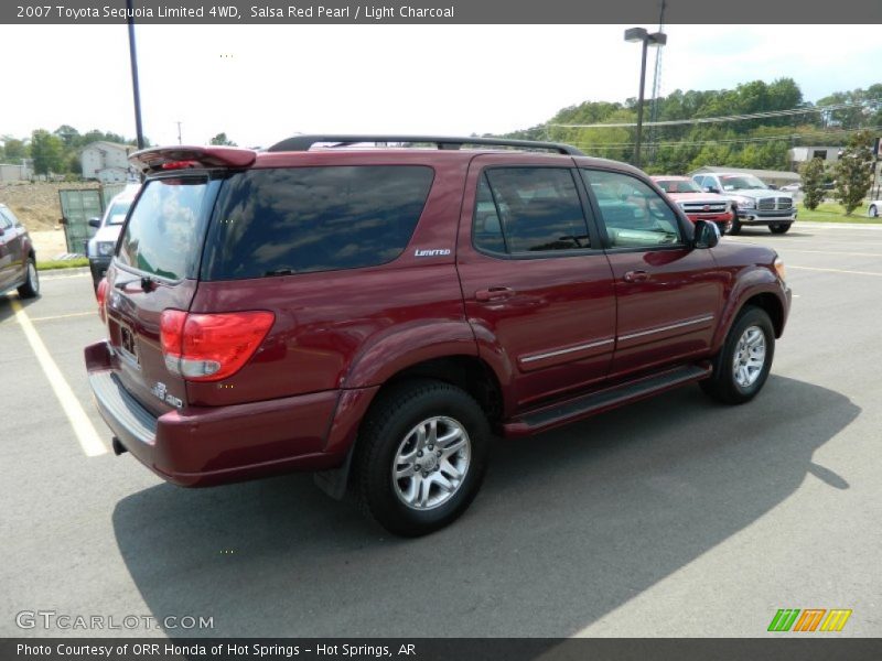 Salsa Red Pearl / Light Charcoal 2007 Toyota Sequoia Limited 4WD