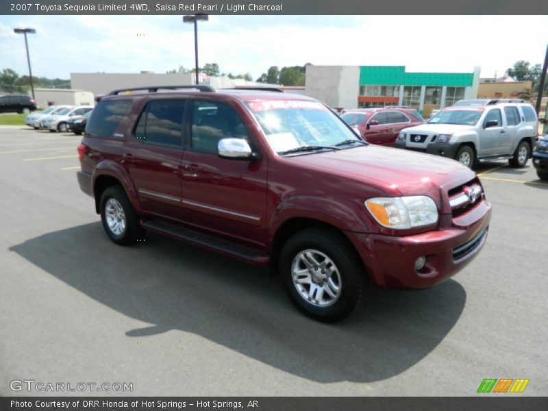 Salsa Red Pearl / Light Charcoal 2007 Toyota Sequoia Limited 4WD