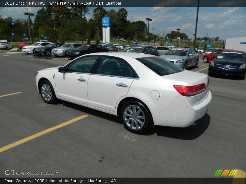White Platinum Tri-Coat / Dark Charcoal 2011 Lincoln MKZ FWD