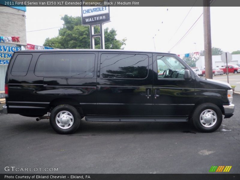 Black / Medium Flint 2011 Ford E Series Van E350 XLT Extended Passenger