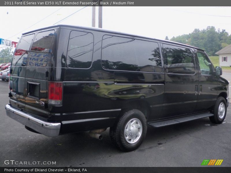 Black / Medium Flint 2011 Ford E Series Van E350 XLT Extended Passenger