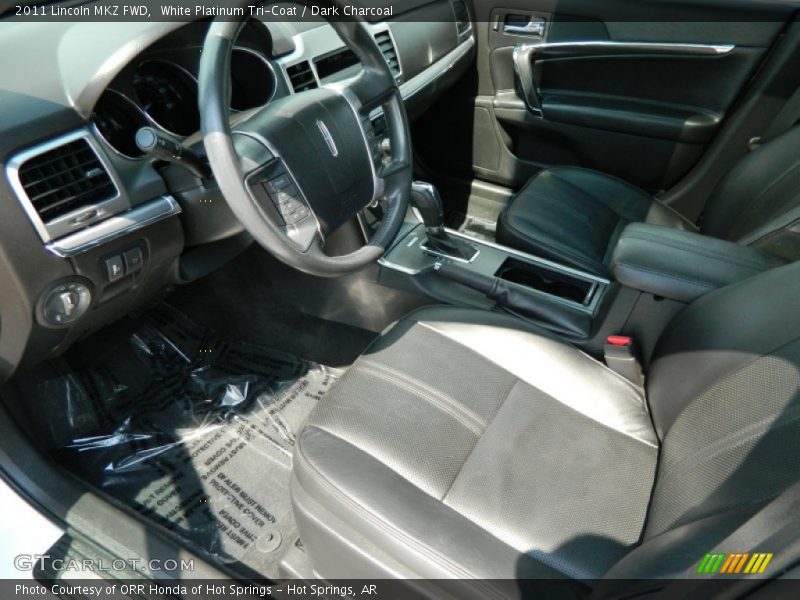 White Platinum Tri-Coat / Dark Charcoal 2011 Lincoln MKZ FWD