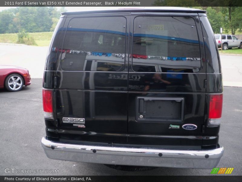 Black / Medium Flint 2011 Ford E Series Van E350 XLT Extended Passenger