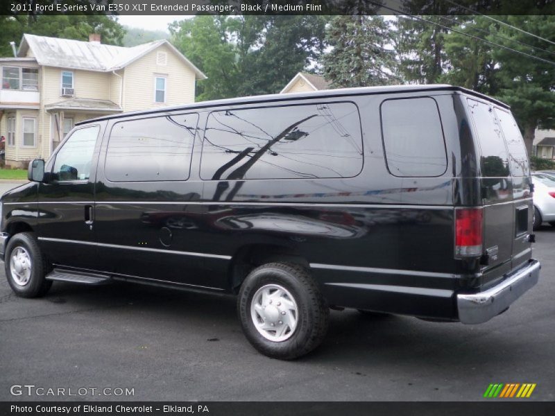 Black / Medium Flint 2011 Ford E Series Van E350 XLT Extended Passenger