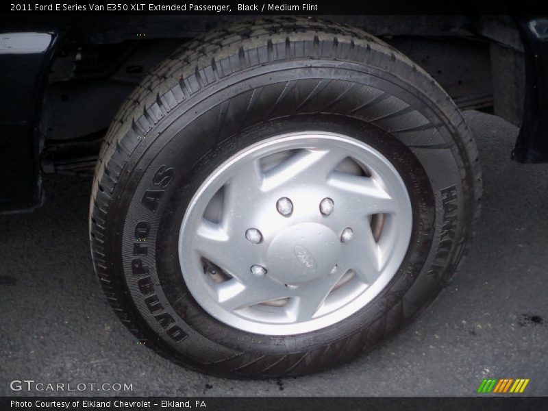 Black / Medium Flint 2011 Ford E Series Van E350 XLT Extended Passenger