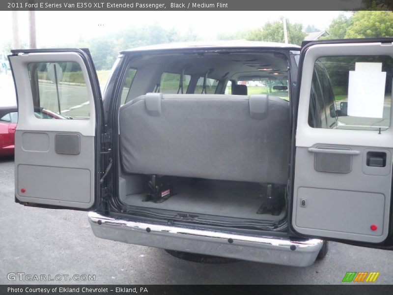 Black / Medium Flint 2011 Ford E Series Van E350 XLT Extended Passenger