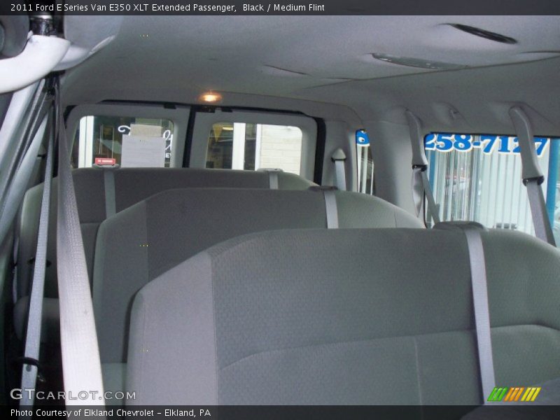 Black / Medium Flint 2011 Ford E Series Van E350 XLT Extended Passenger