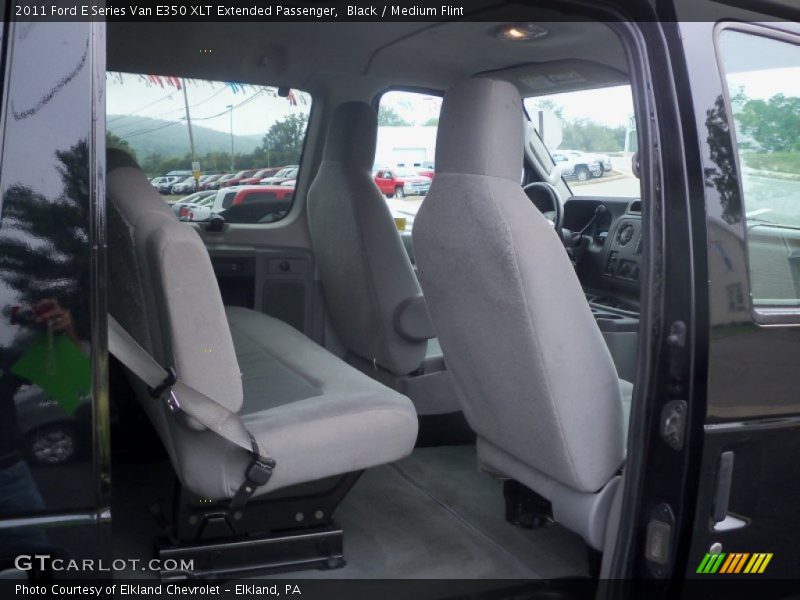 Black / Medium Flint 2011 Ford E Series Van E350 XLT Extended Passenger