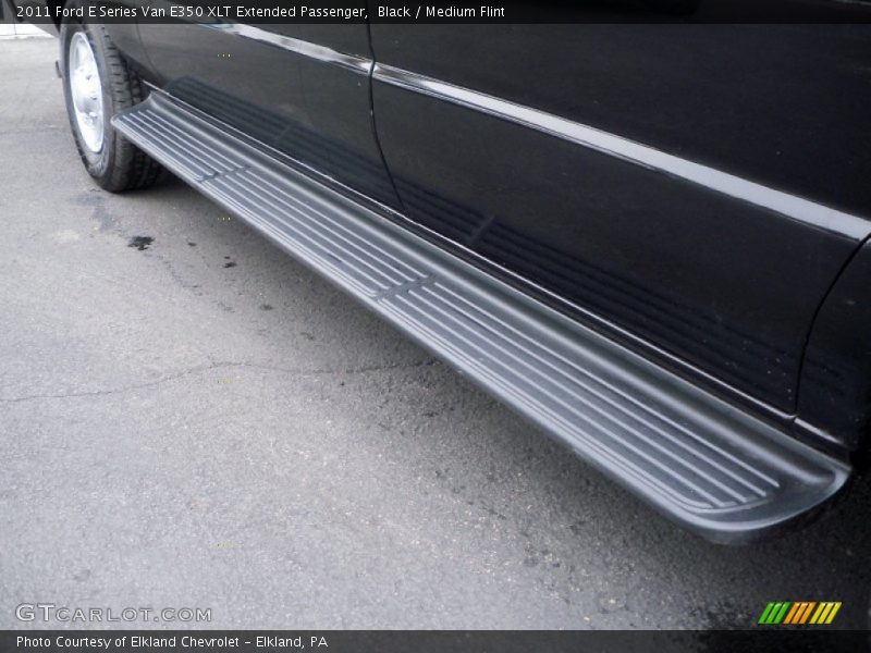 Black / Medium Flint 2011 Ford E Series Van E350 XLT Extended Passenger