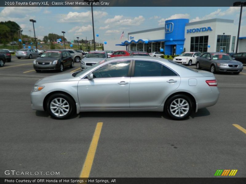 Classic Silver Metallic / Ash Gray 2010 Toyota Camry XLE