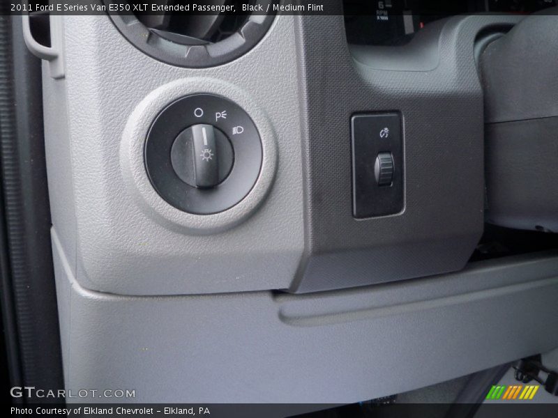 Black / Medium Flint 2011 Ford E Series Van E350 XLT Extended Passenger