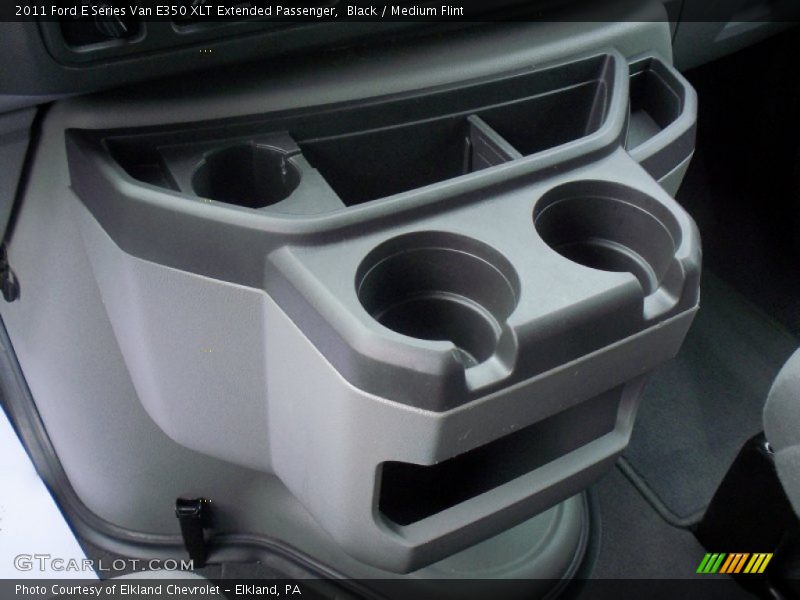 Black / Medium Flint 2011 Ford E Series Van E350 XLT Extended Passenger