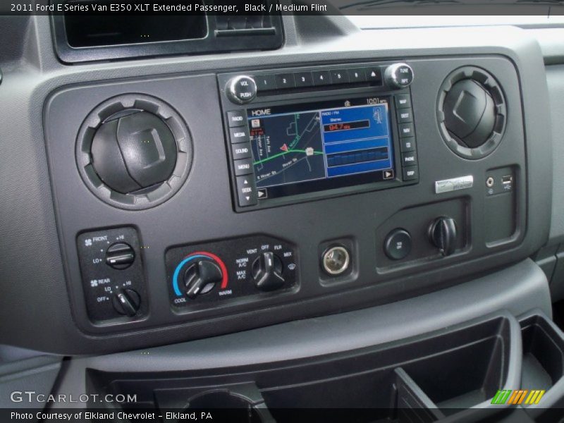 Black / Medium Flint 2011 Ford E Series Van E350 XLT Extended Passenger