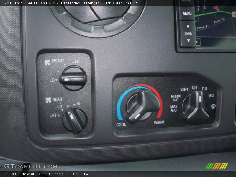 Black / Medium Flint 2011 Ford E Series Van E350 XLT Extended Passenger