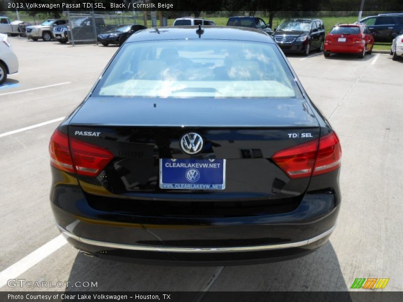 Black / Cornsilk Beige 2013 Volkswagen Passat TDI SEL