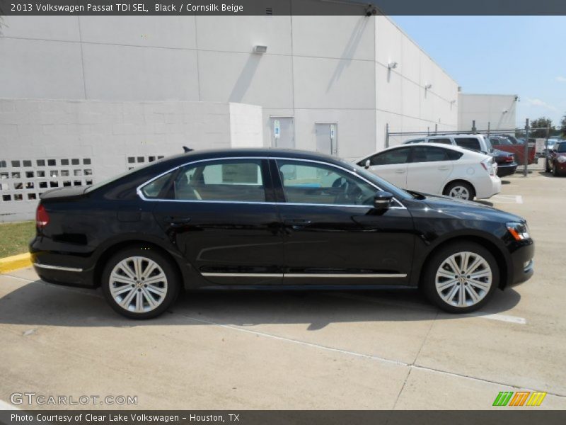 Black / Cornsilk Beige 2013 Volkswagen Passat TDI SEL