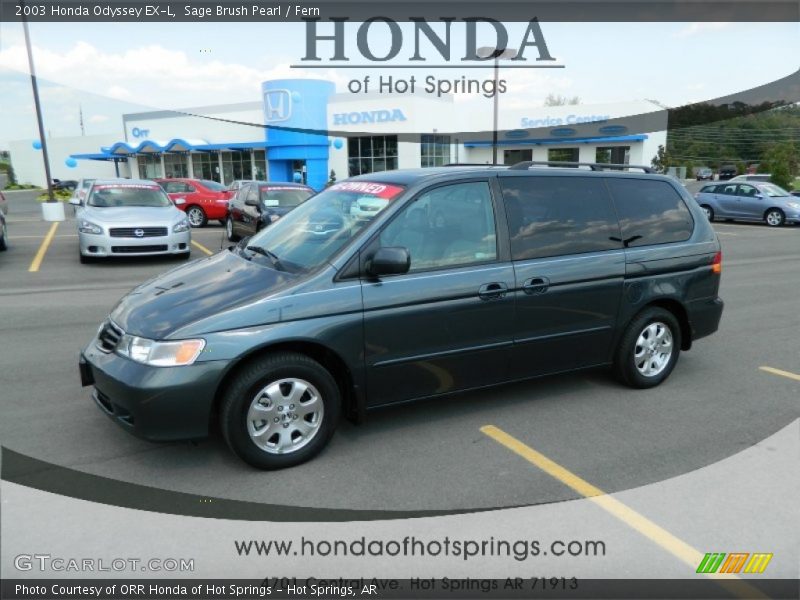 Sage Brush Pearl / Fern 2003 Honda Odyssey EX-L