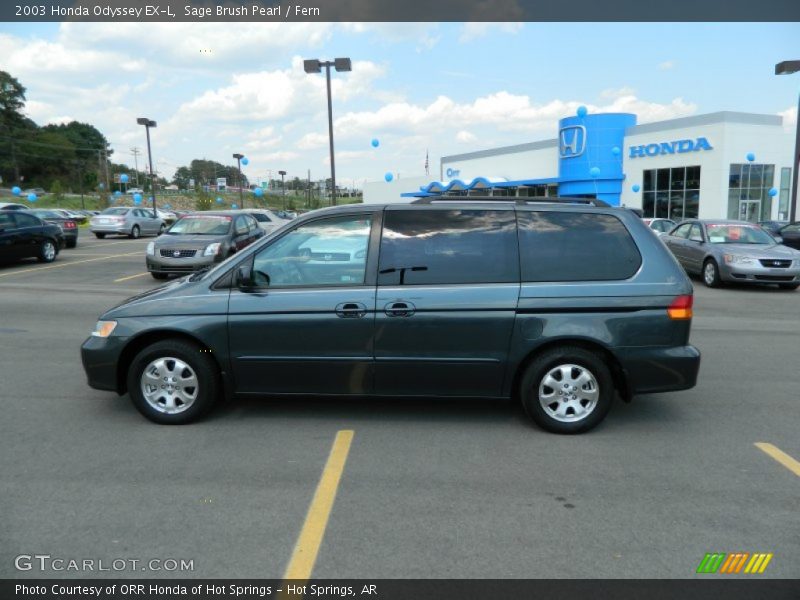 Sage Brush Pearl / Fern 2003 Honda Odyssey EX-L