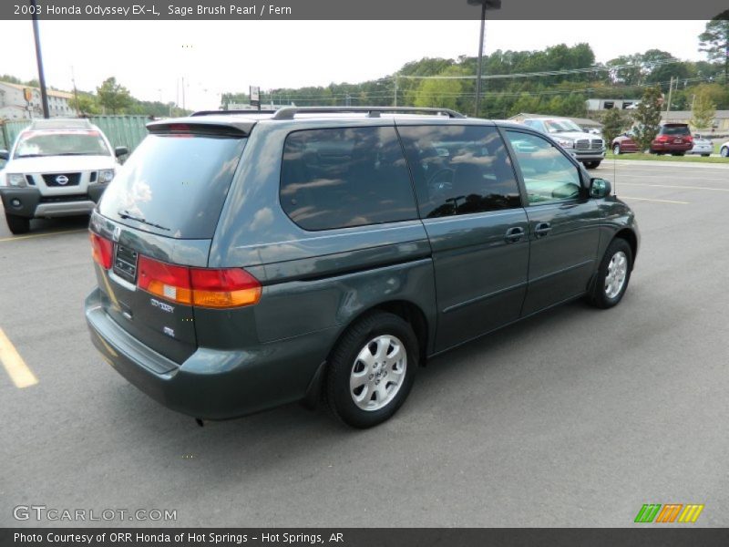 Sage Brush Pearl / Fern 2003 Honda Odyssey EX-L